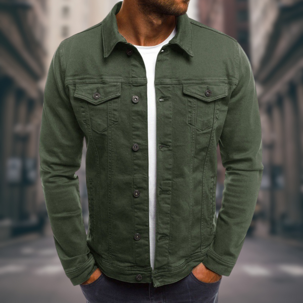 Mathis – Veste en jean élégante à coupe ajustée