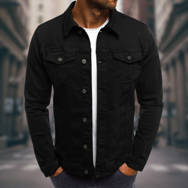Mathis – Veste en jean élégante à coupe ajustée